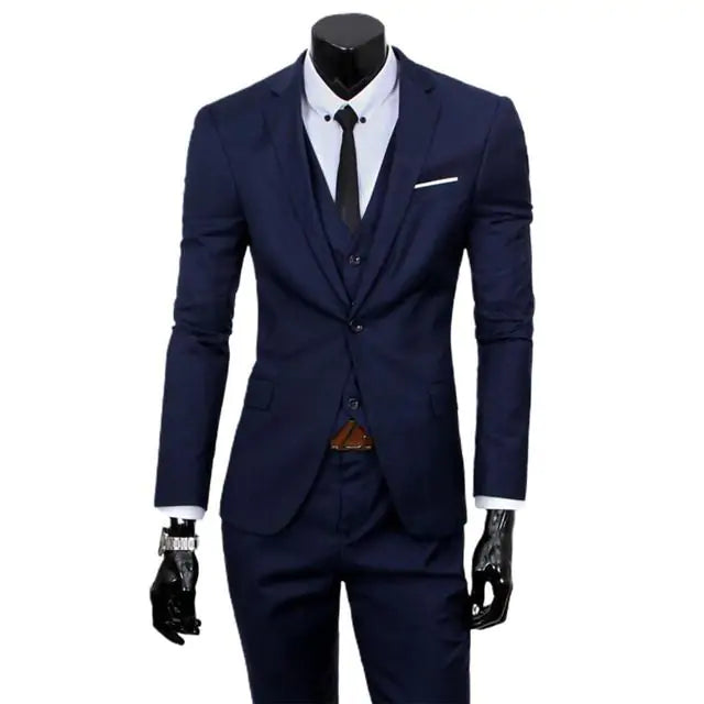 Men's Classic Business Suit 3pc