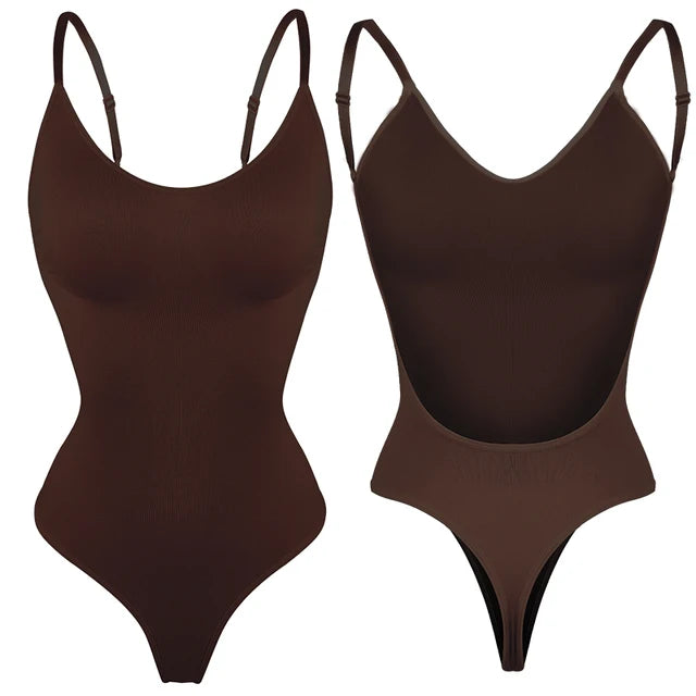 Women's Backless Bodysuit Shapewear Thong Seamless (color options)