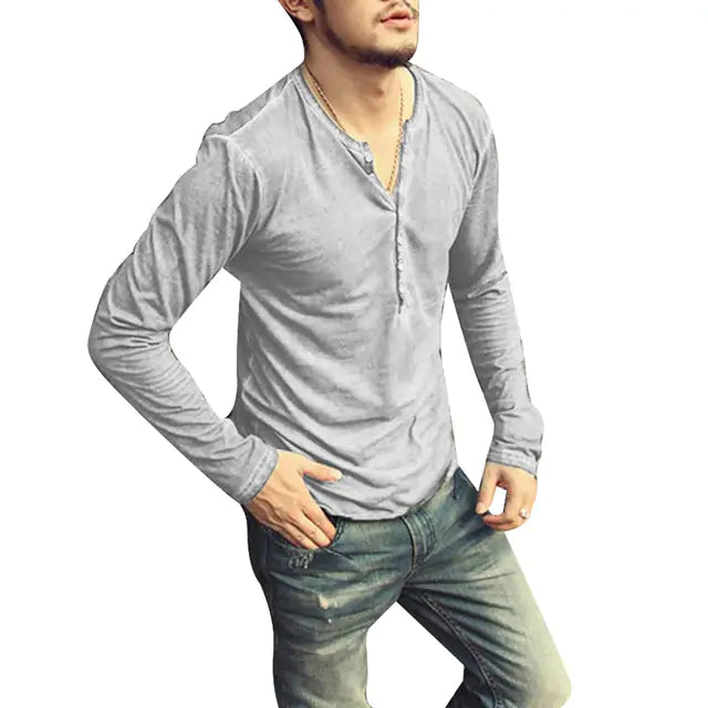 V-Neck Long Sleeve