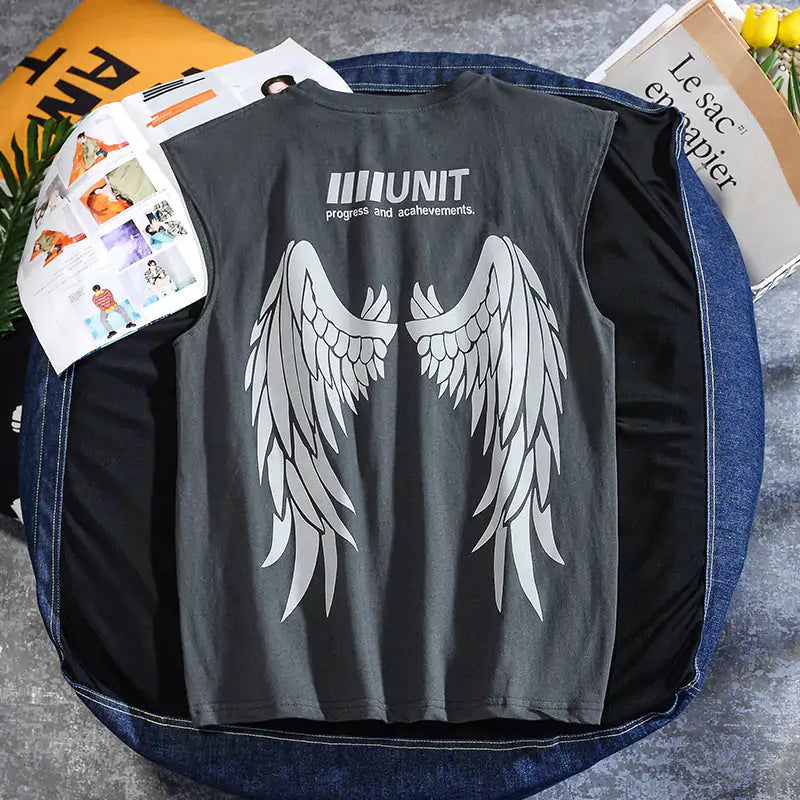 Cut Off Angel Wings Tank