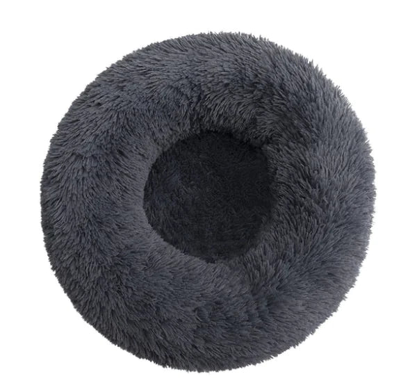 Plush Donut Cuddler Pet Bed