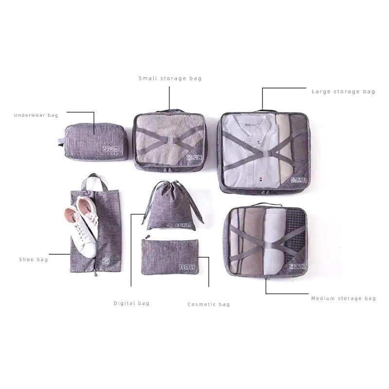 Waterproof Organizer Luggage Kit (color options available)