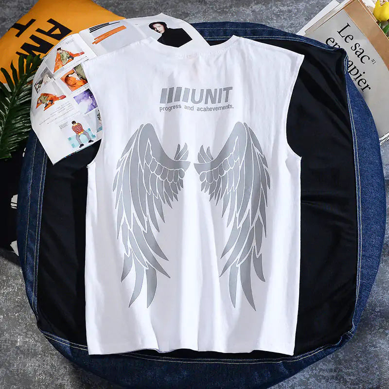 Cut Off Angel Wings Tank