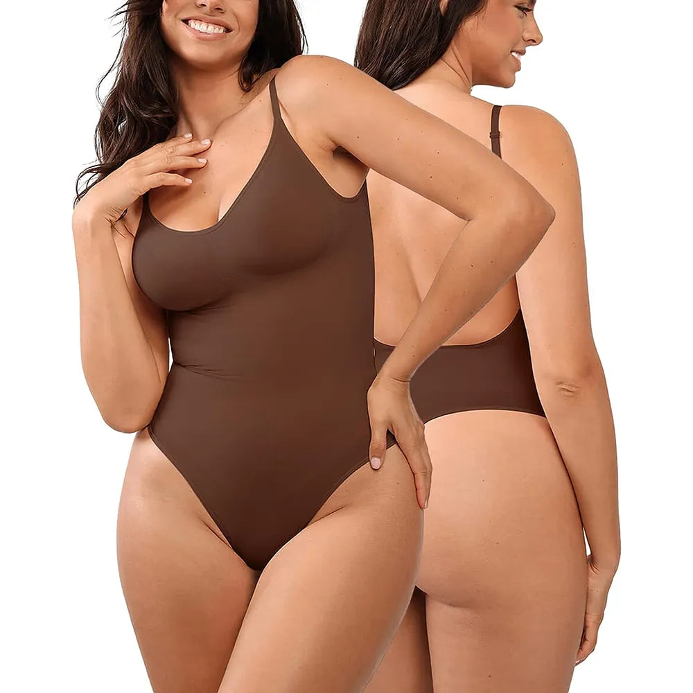 Women's Backless Bodysuit Shapewear Thong Seamless (color options)