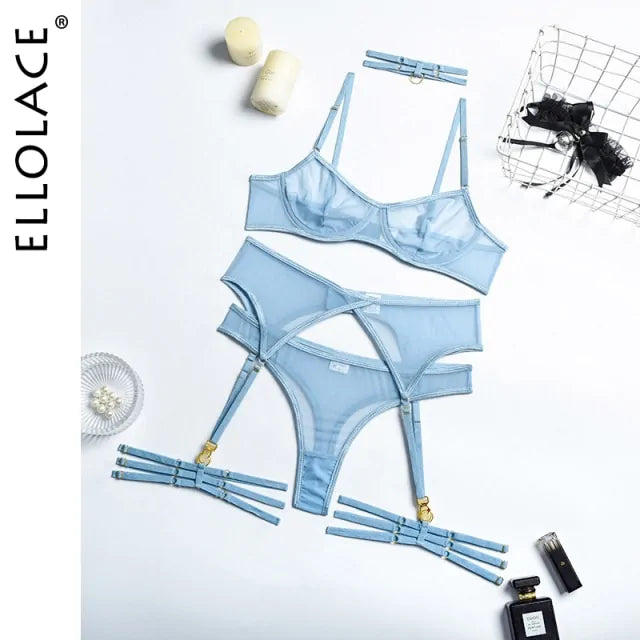 4 Piece Erotic Lingerie Set