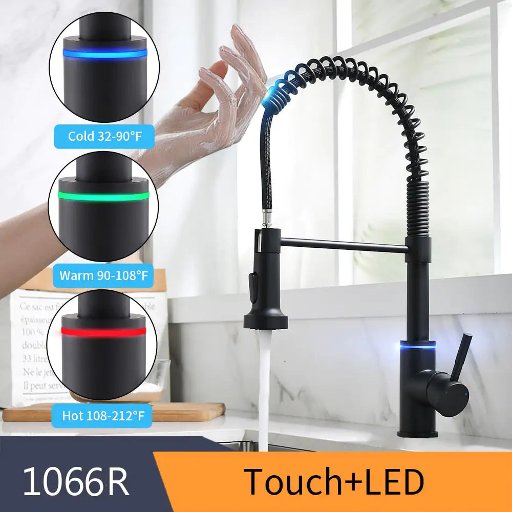 Kitchen Smart Touch Faucets- LED