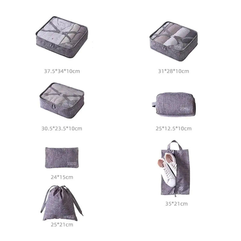 Waterproof Organizer Luggage Kit (color options available)