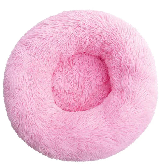 Plush Donut Cuddler Pet Bed