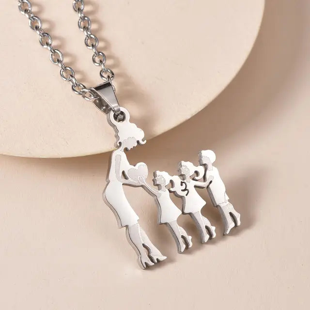 Custom Family Sterling Silver .925 Necklace