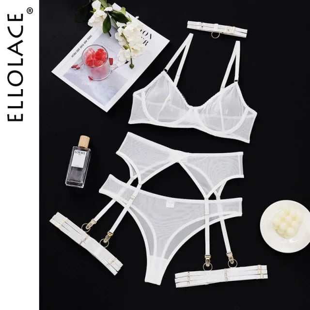 4 Piece Erotic Lingerie Set