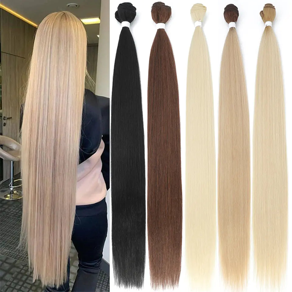 Straight Hair Fiber Extensions