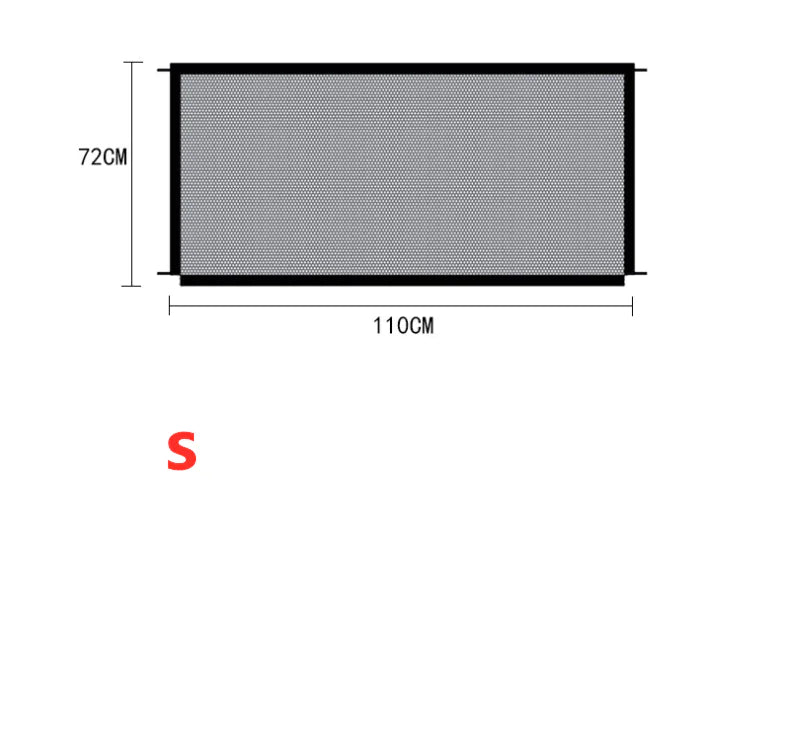 Black Edged Foldable Protection Safety Gate for Pets