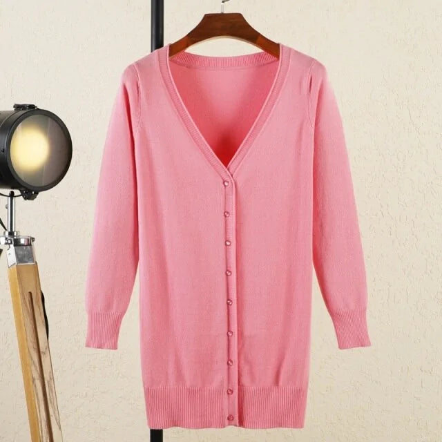 V-neck Cardigan