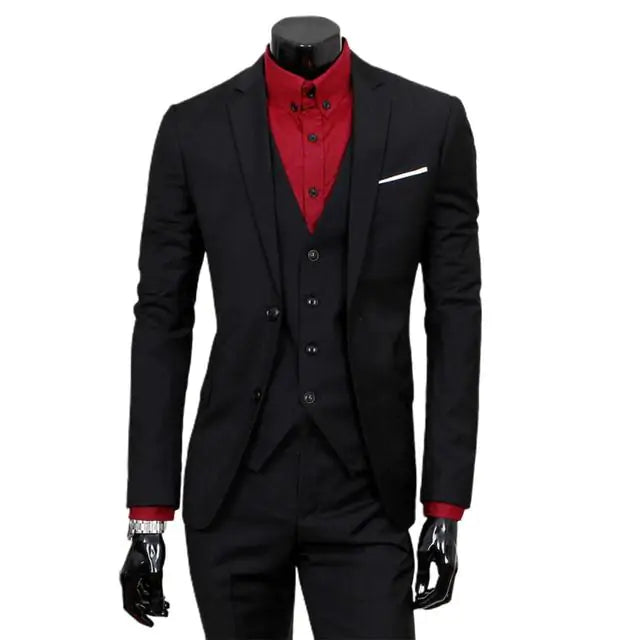 Men's Classic Business Suit 3pc