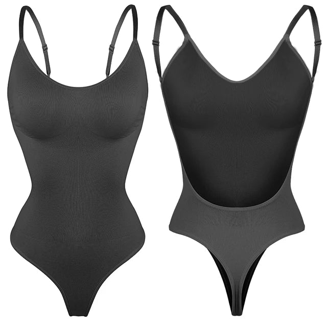 Women's Backless Bodysuit Shapewear Thong Seamless (color options)