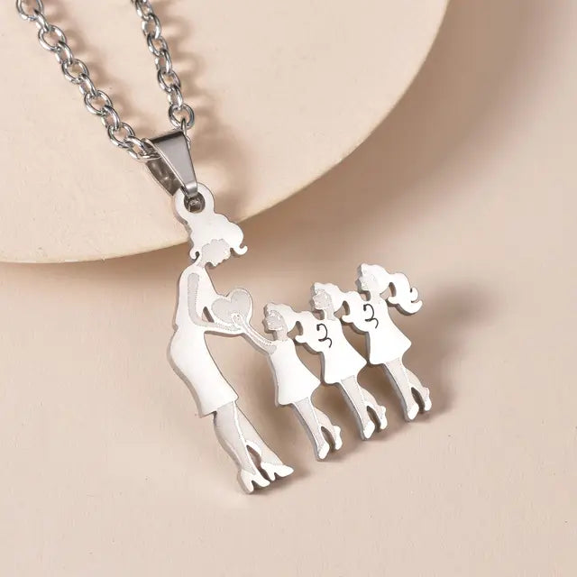 Custom Family Sterling Silver .925 Necklace