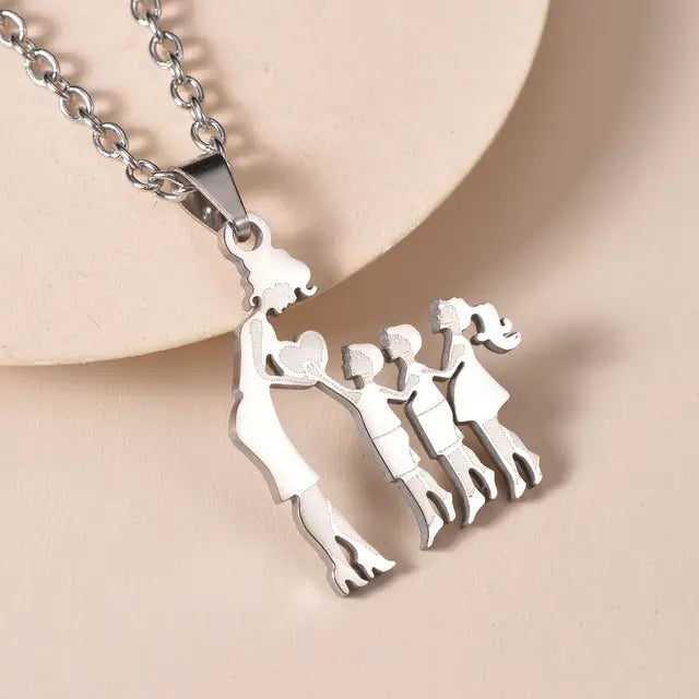 Custom Family Sterling Silver .925 Necklace