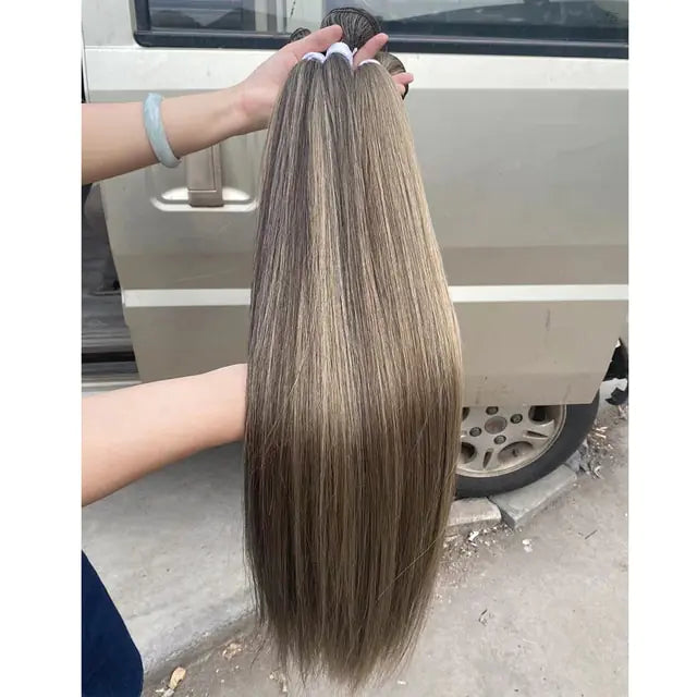 Straight Hair Fiber Extensions