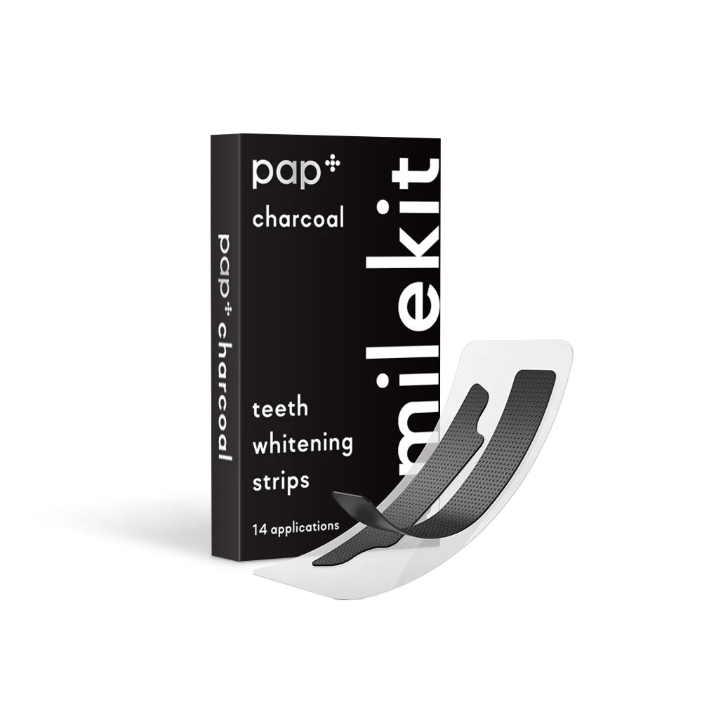 PAP Charcoal Teeth Whitening Strips