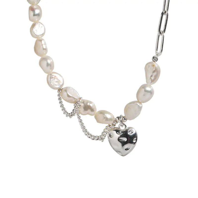 Asymmetry Pearls Necklace