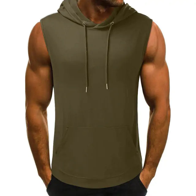 Men's Hooded Tank Top