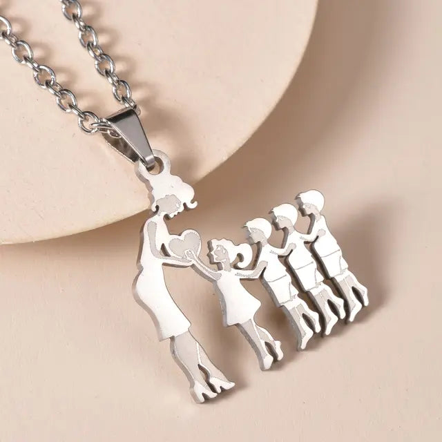 Custom Family Sterling Silver .925 Necklace