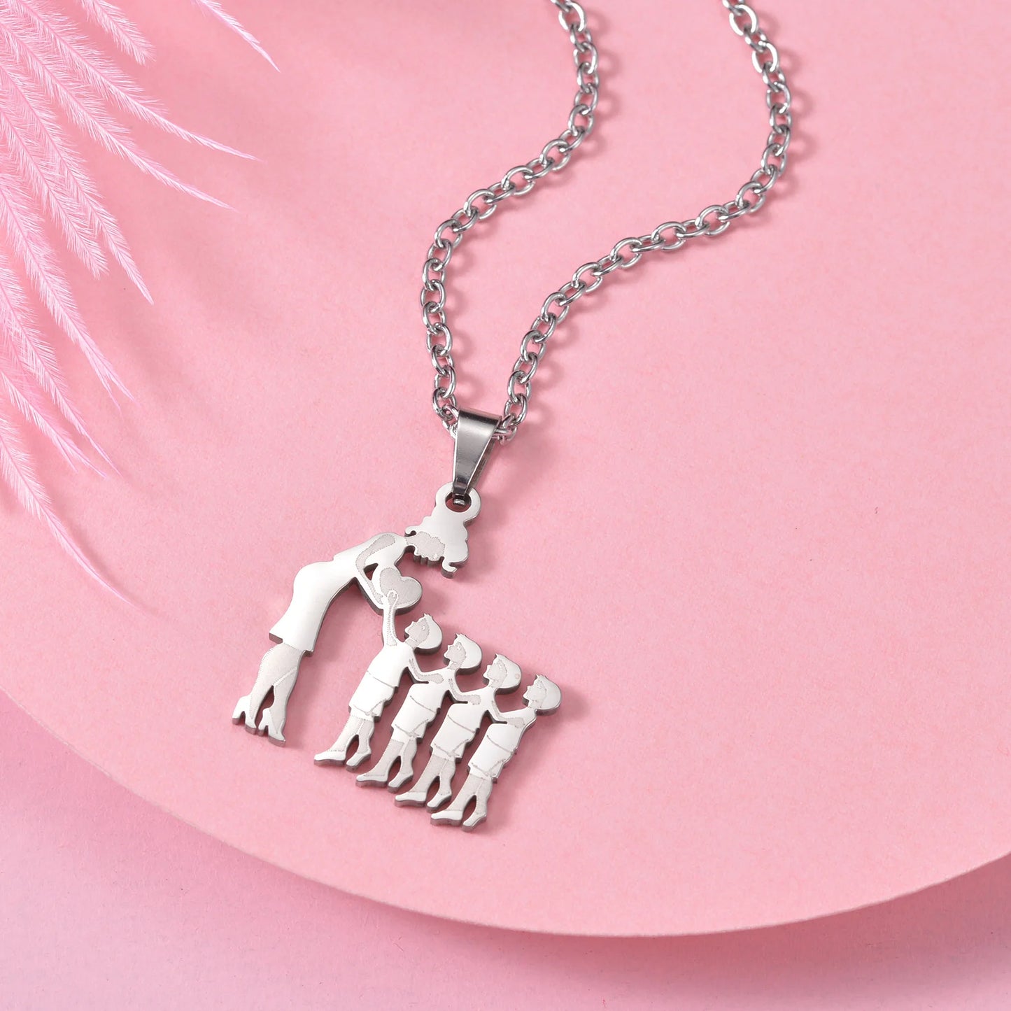 Custom Family Sterling Silver .925 Necklace