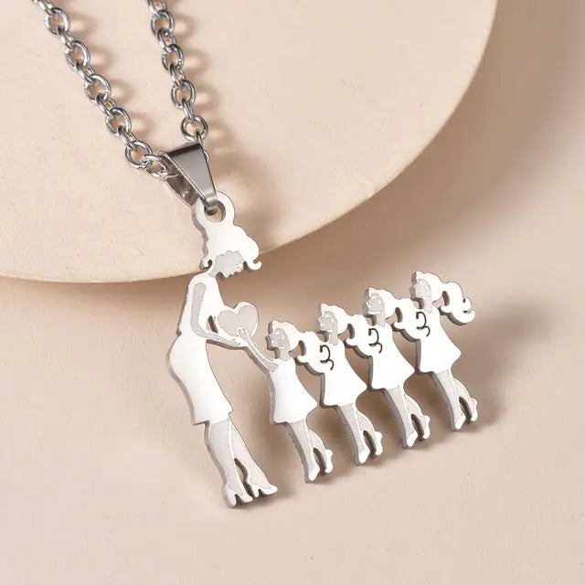 Custom Family Sterling Silver .925 Necklace