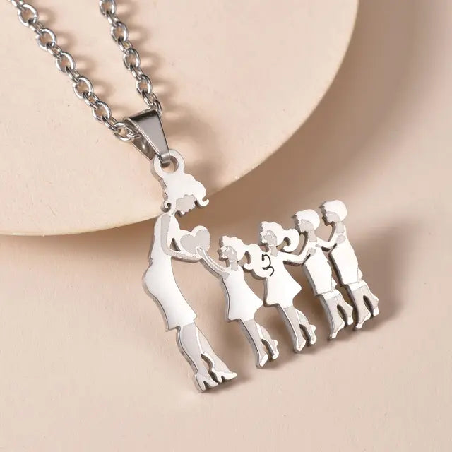 Custom Family Sterling Silver .925 Necklace