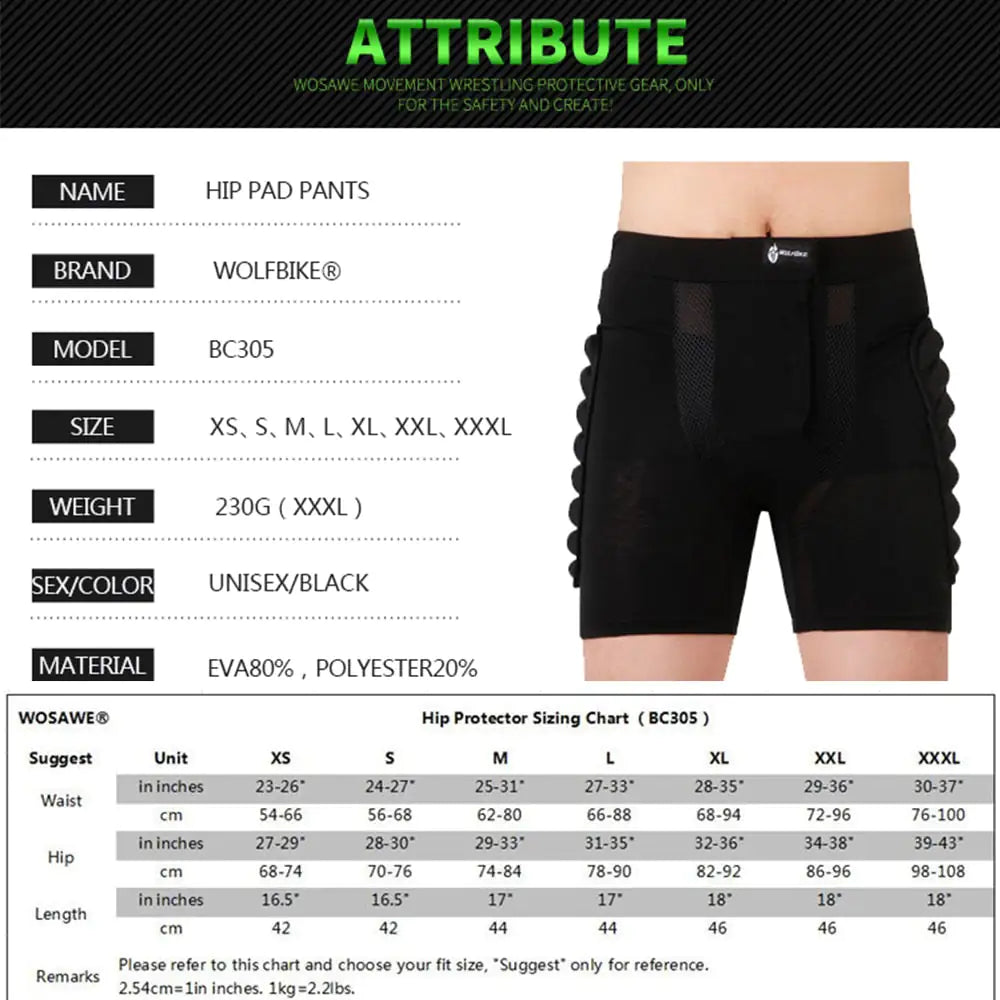 Shock Absorbing Shorts