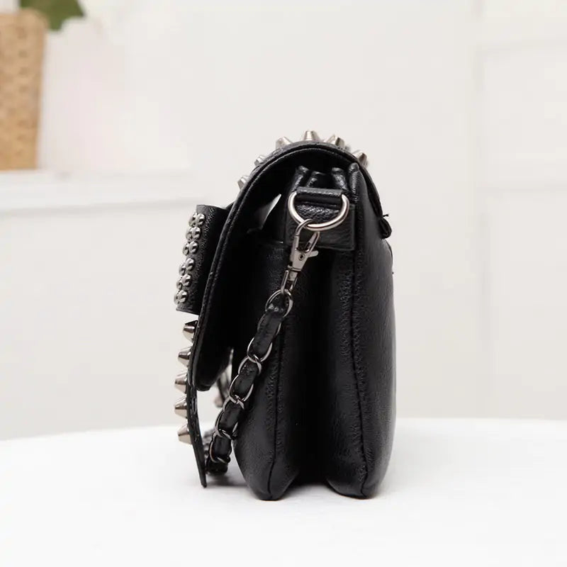 Spiked Shoulder Bag