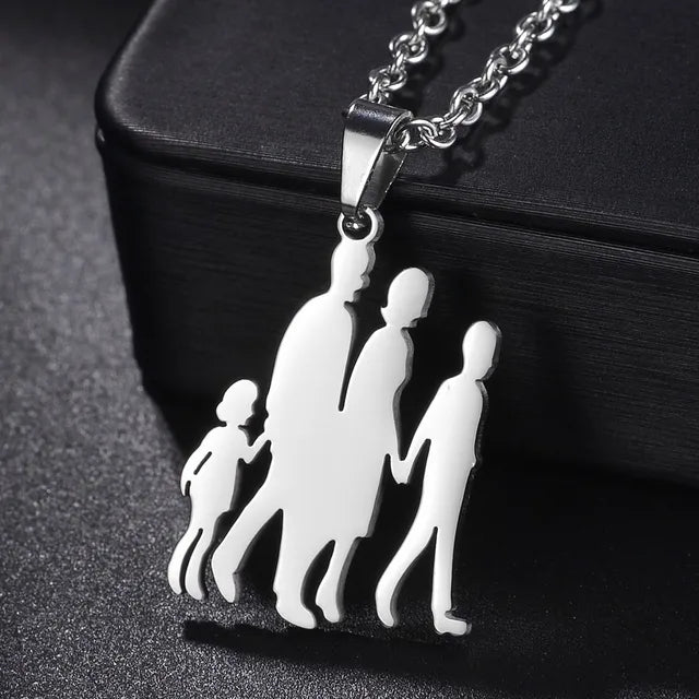 Custom Family Sterling Silver .925 Necklace