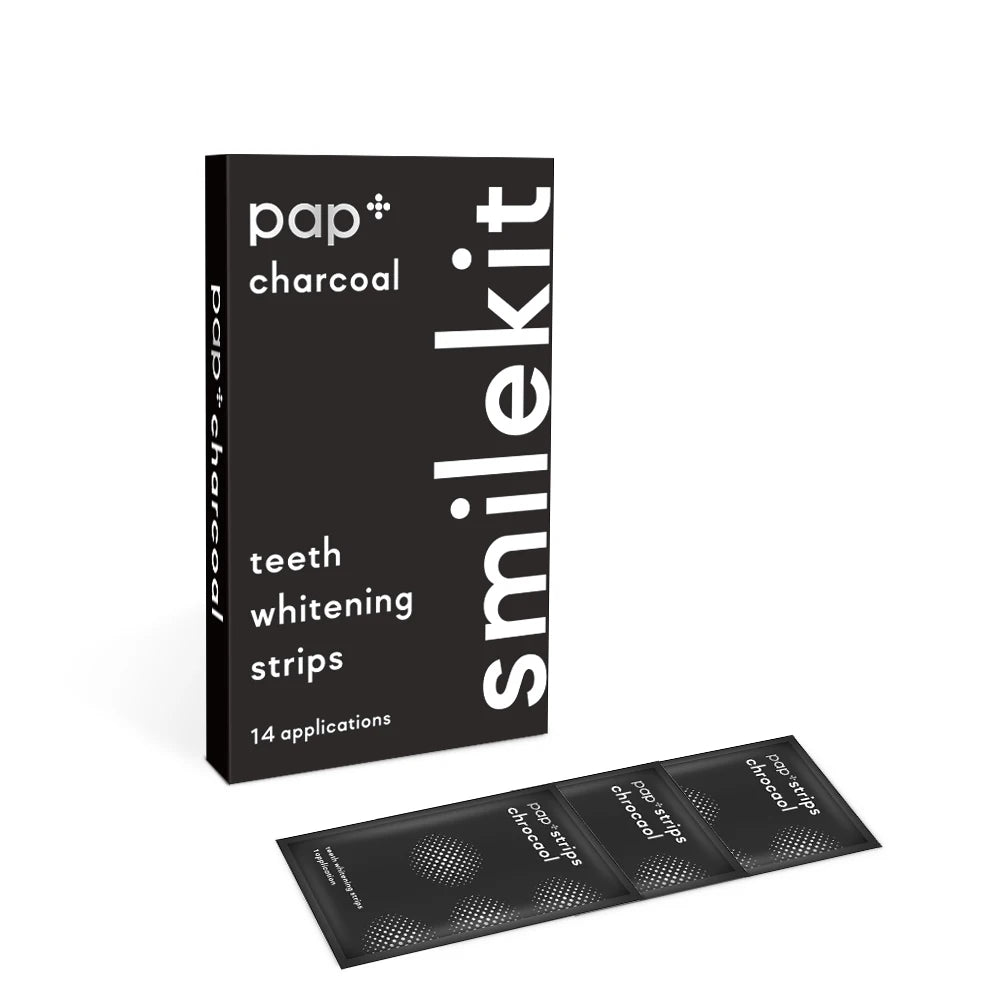 PAP Charcoal Teeth Whitening Strips