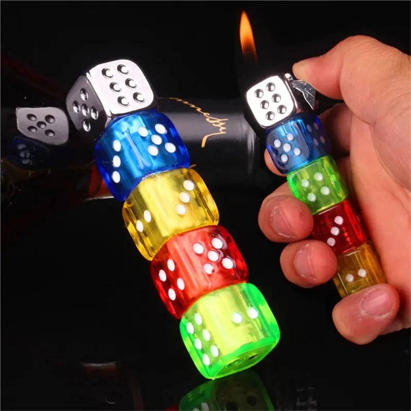 Novelty Dice Lighter- Flashing LED Lights