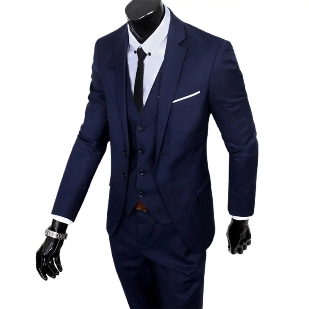 Men's Classic Business Suit 3pc