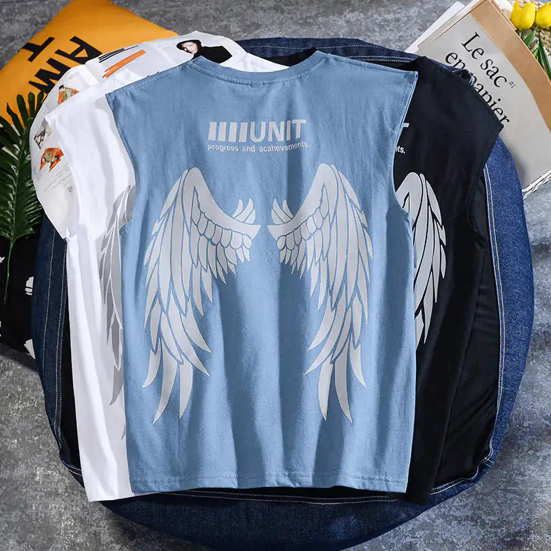 Cut Off Angel Wings Tank