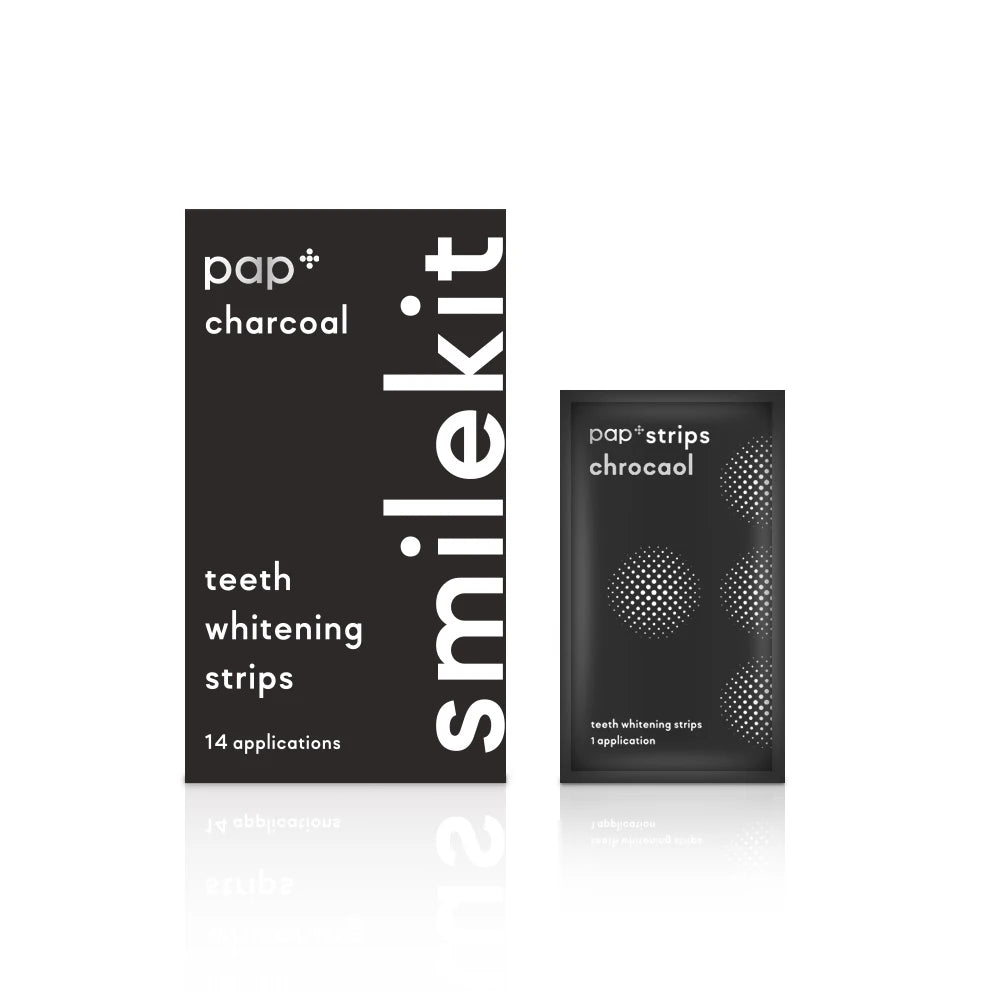 PAP Charcoal Teeth Whitening Strips