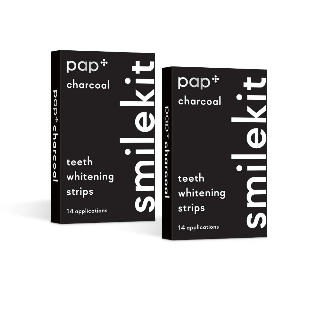 PAP Charcoal Teeth Whitening Strips