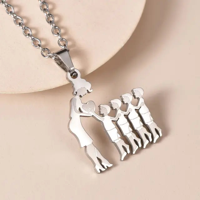 Custom Family Sterling Silver .925 Necklace