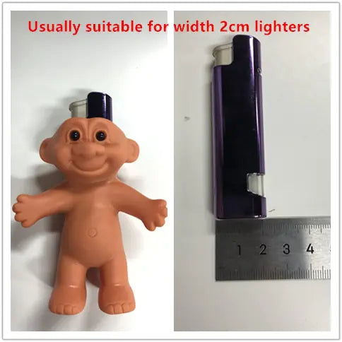 Naked Troll Doll Lighter Cases