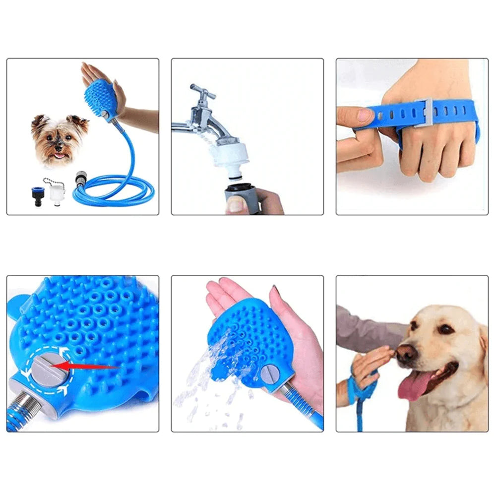 Pet Shower Sprayer & Sponge