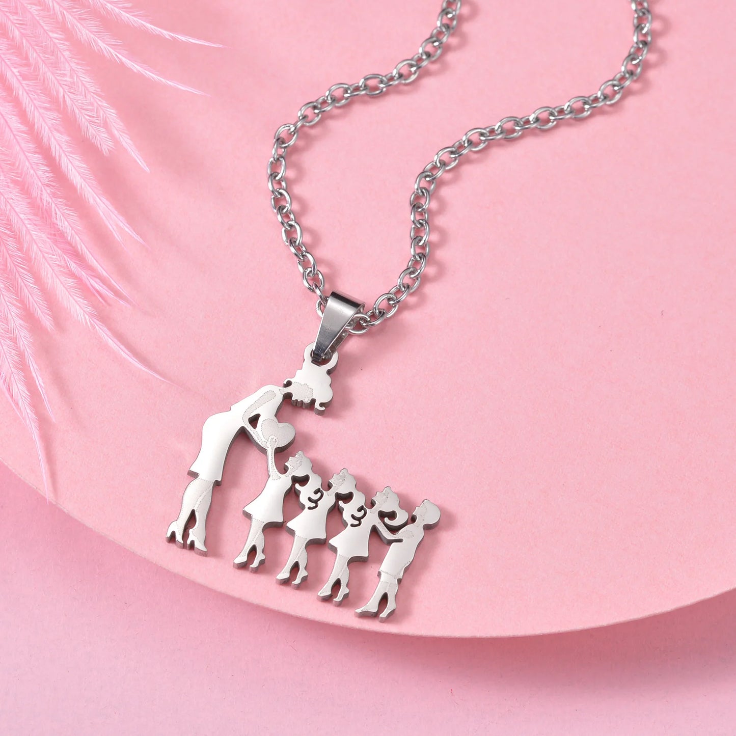 Custom Family Sterling Silver .925 Necklace