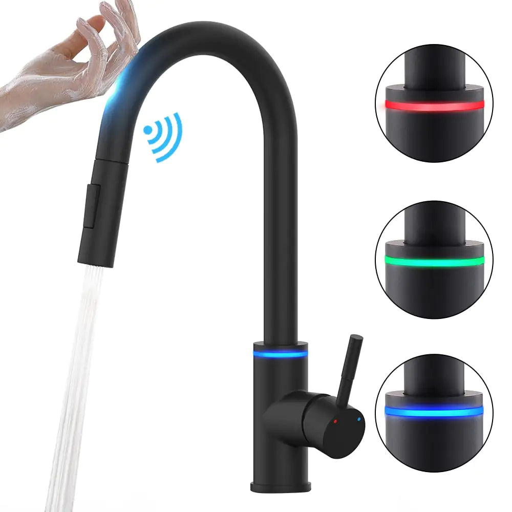 Kitchen Smart Touch Faucets- LED