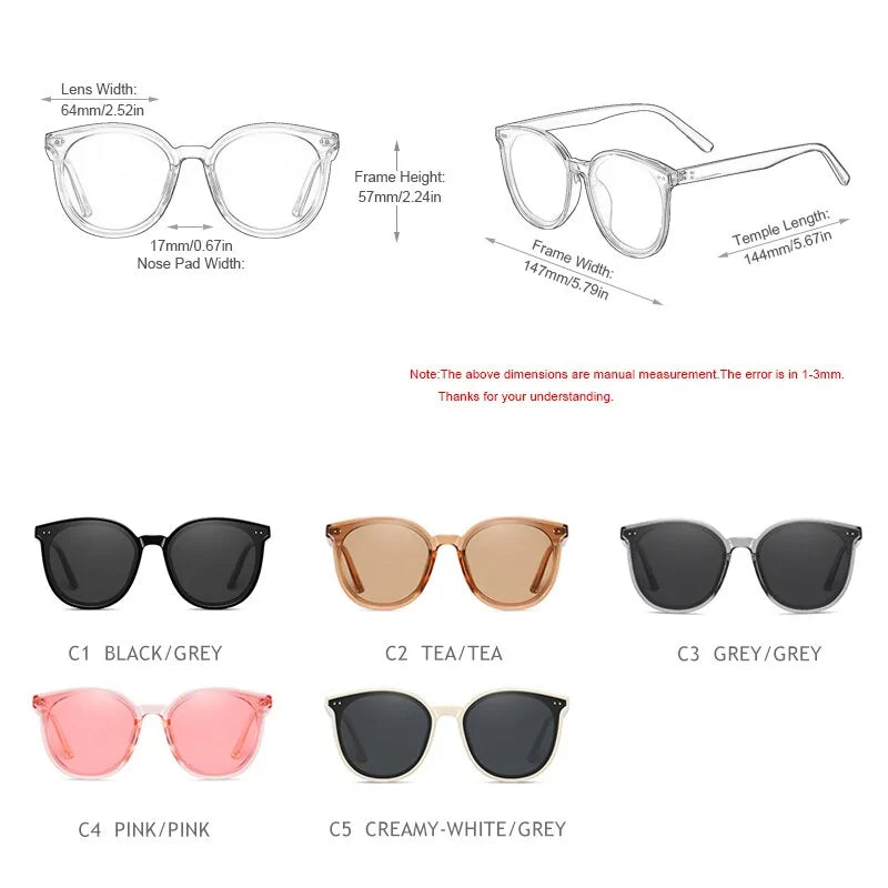 Oversized Polarized Sunglasses