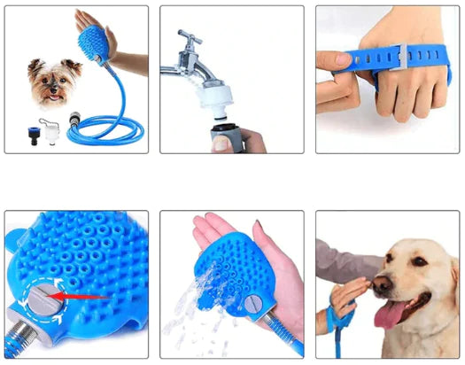 Pet Shower Sprayer & Sponge