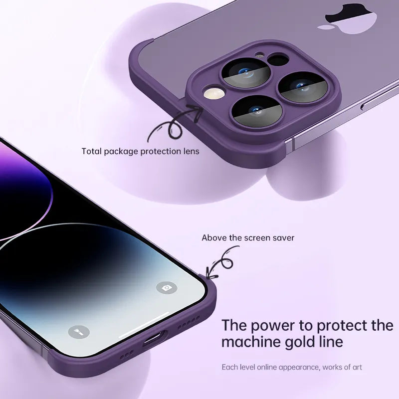 I phone Bumper Case with Camera Lens Protector